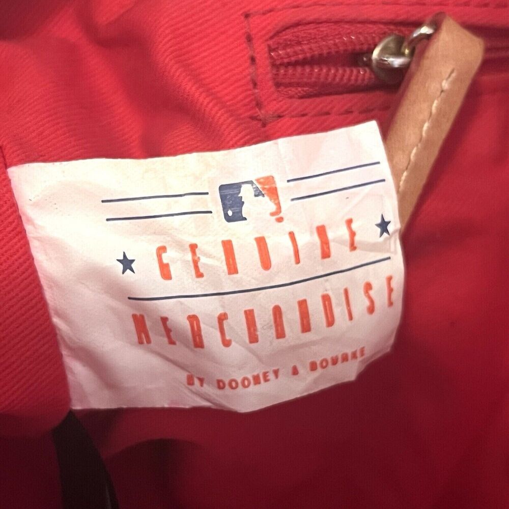Dooney & Bourke Washington Nationals Logo MLB Coated Cotton Cosmetic Case Clutch - Picture 12 of 12